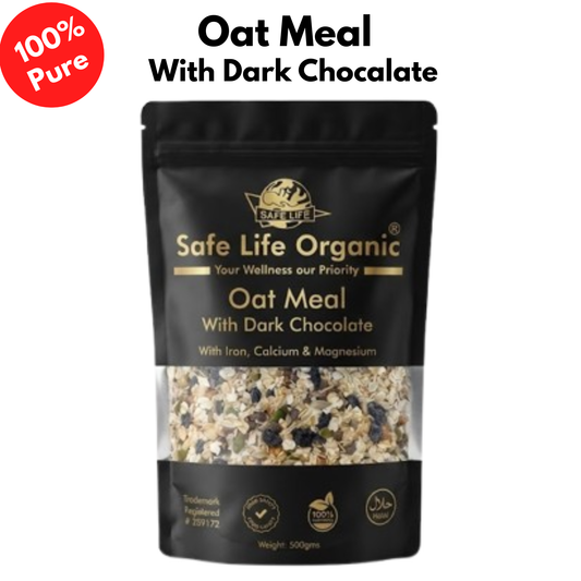 Safe Life Organic Dark Chocolate Oat Meal - 500g